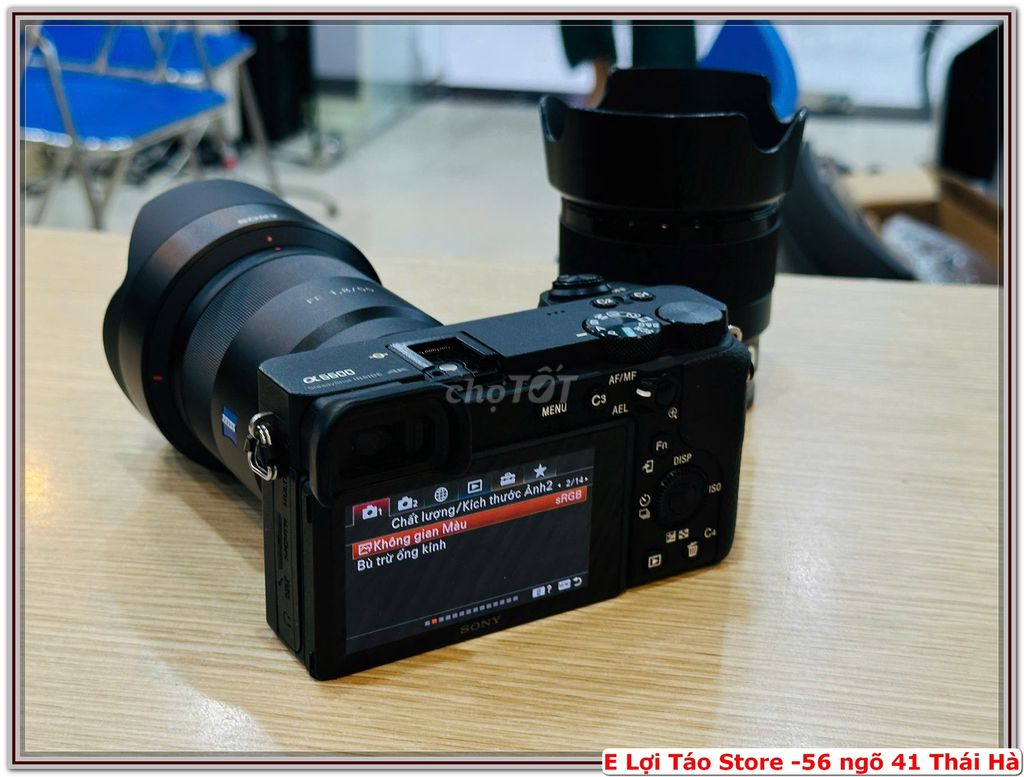MÁY ẢNH SONY A6600 +55 F1.8 ZA + 50F1.8 + 28-70. Mua bán Máy ảnh, Máy quay tại Quận Đống Đa Hà Nội được đăng bởi Nguyễn Tiến Lợi hình 1