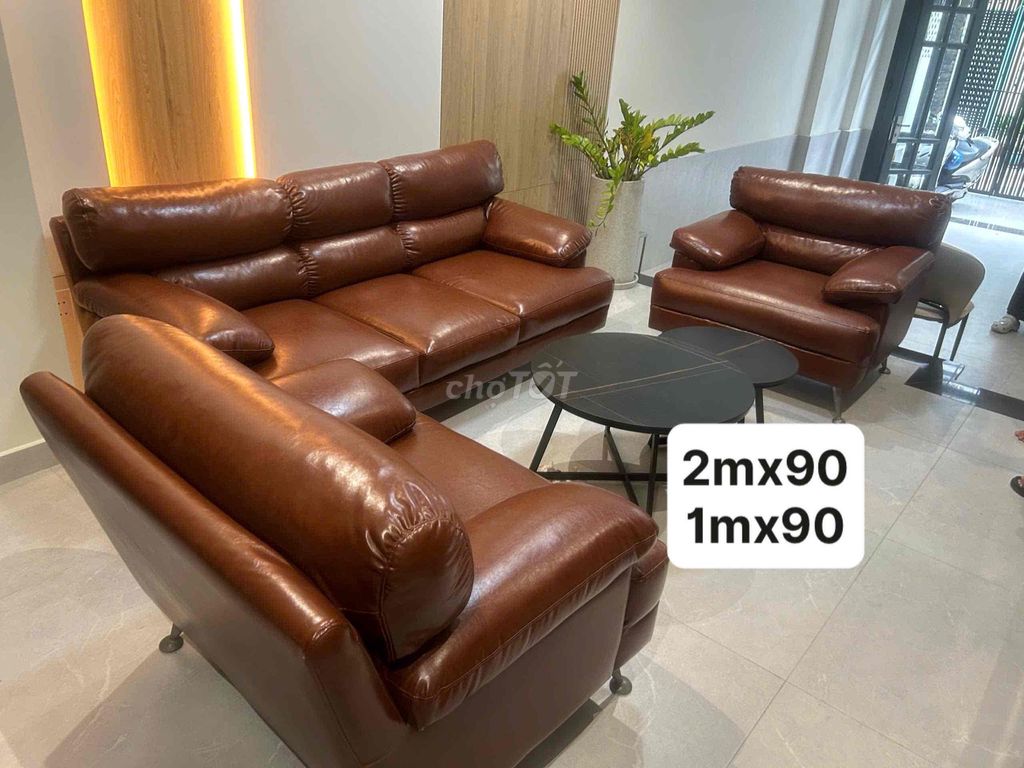 Ghế sofa Da, sofa, sofa gia đình, sofa văn phòng. Mua bán Bàn ghế tại Quận Tân Phú Tp Hồ Chí Minh được đăng bởi Phúc Nguyễn hình 1