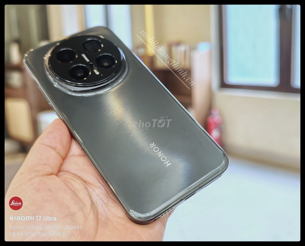 Honor Magic8 Pro 12/512GB Đen bản QT đẹp xuất sắc. Mua bán Điện thoại tại Quận Hoàng Mai Hà Nội được đăng bởi mobilehungthinh hình 1