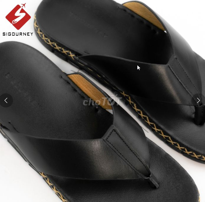 DÉP DA NAM XỎ NGÓN CAO CẤP TỪ DA BÒ KHÂU ĐẾ