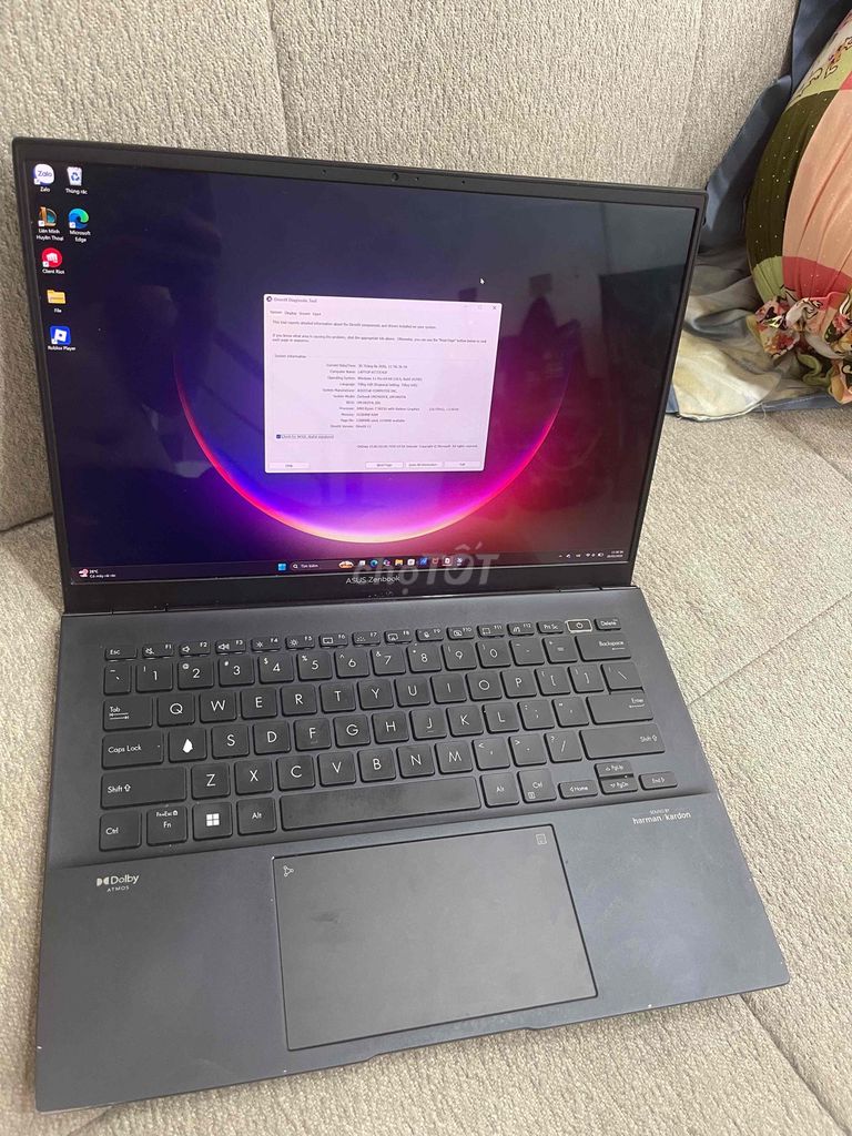 asus zenbook 14 oled máy khá mới. Mua bán Laptop tại Quận 1 Tp Hồ Chí Minh được đăng bởi Khang Hồ Vinh hình 1