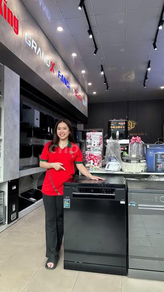 Máy rửa bát GrandX SMS7GX86B Đen. Mua bán Bếp, lò, đồ điện nhà bếp tại Huyện Hòa Vang Đà Nẵng được đăng bởi Nội thất tủ bếp TST hình 1
