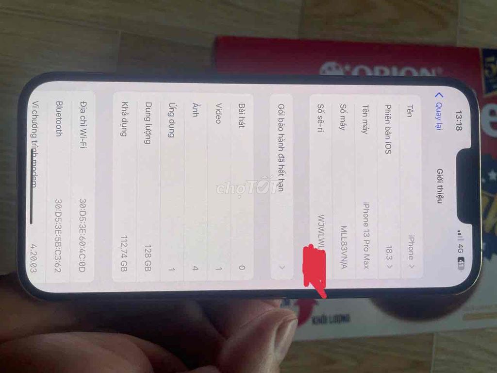 kẹt tiền cần bán iPhone 13prm