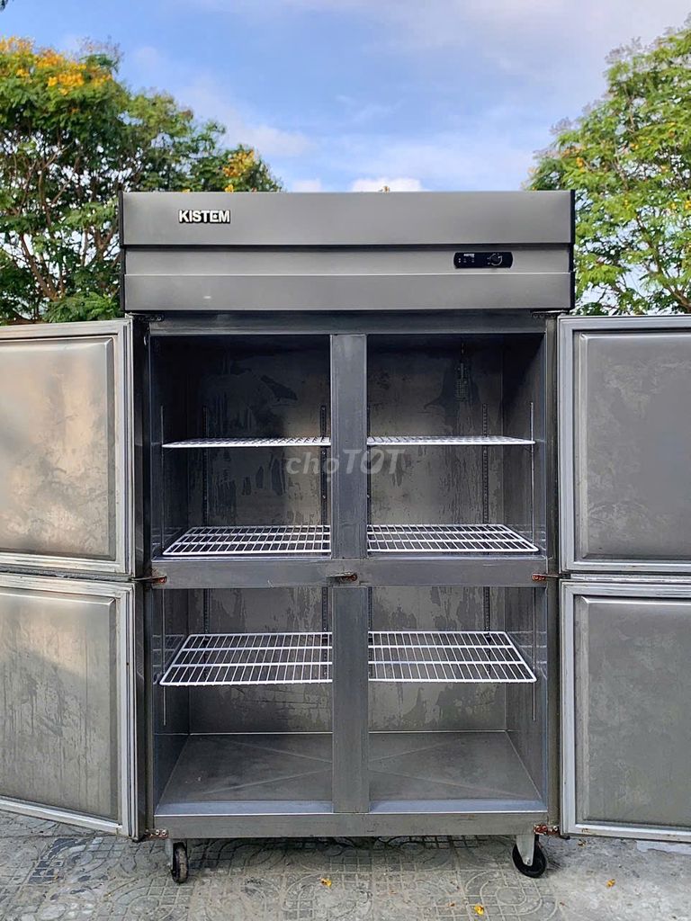 Tủ đông 4 cánh Kistem inox. Mua bán Tủ lạnh tại Quận Sơn Trà Đà Nẵng được đăng bởi thế giới đồ cũ đà nẵng hình 1