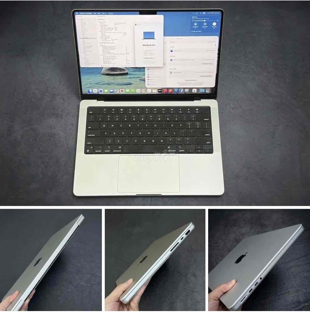 Apple Macbook Pro M1 16GB/512GB Bạc. Mua bán Laptop tại Quận Thanh Xuân Hà Nội được đăng bởi quỳnh chi hình 1