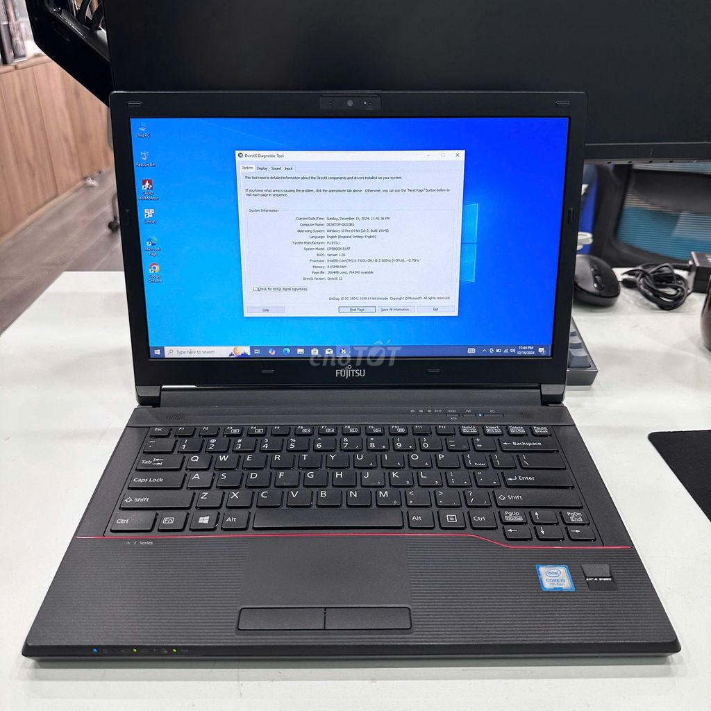 Laptop Fujitsu lifebook E547 I5-7200U giá siêu rẻ