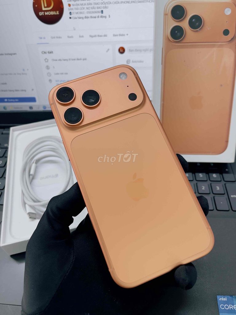Apple iPhone 17 Pro Max 256GB. MÁY ZIN QUỐC TẾ 99%. Mua bán Điện thoại tại Thành phố Biên Hòa Đồng Nai được đăng bởi DT MOBILE BIÊN HOÀ hình 1