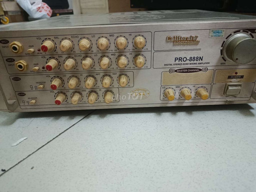 Amply karaoke California PRO-888N. Mua bán Tivi, Âm thanh tại Thành phố Tây Ninh Tây Ninh được đăng bởi nobita hình 1