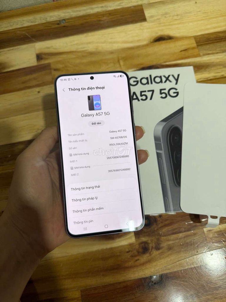 Samsung Galaxy A57 5G 128GB Tím Mới. Mua bán Điện thoại tại Quận 3 Tp Hồ Chí Minh được đăng bởi luuxuan7979 hình 1