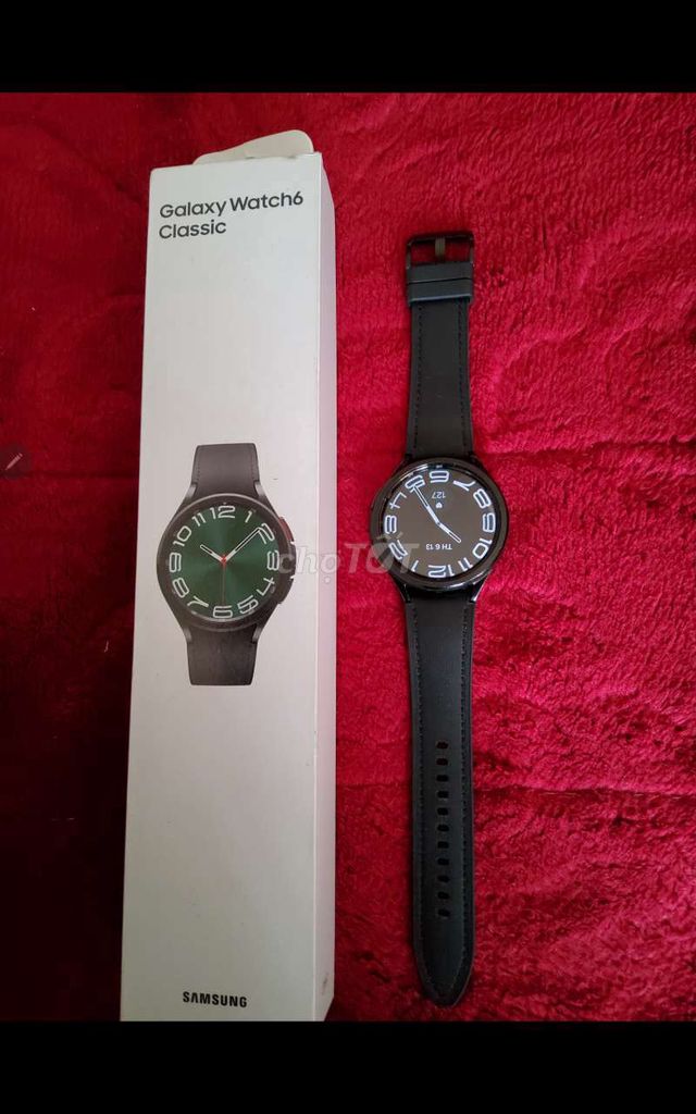 Samsung Galaxy Watch6 Classic Đen 47mm. Mua bán Thiết bị đeo thông minh tại Huyện Hoài Đức Hà Nội được đăng bởi nguyễn vũ hình 1