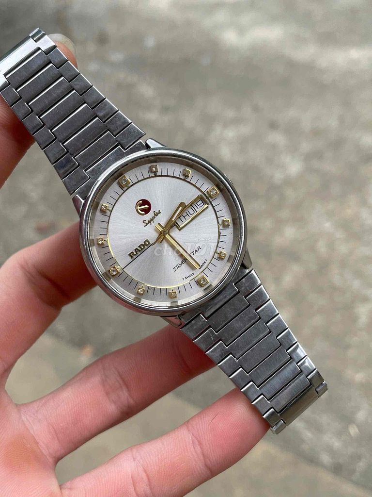 Đồng hồ Rado Silver Star Nam Thép Bạc. Mua bán Đồng hồ tại Quận Bắc Từ Liêm Hà Nội được đăng bởi Đồng Hồ Lướt hình 1