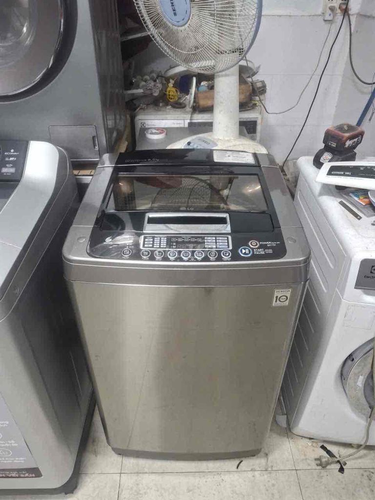 Máy giặt LG Inverter 8.5kg Xám. Mua bán Máy giặt tại Quận 7 Tp Hồ Chí Minh được đăng bởi Điện Lạnh Giá Tốt hình 1