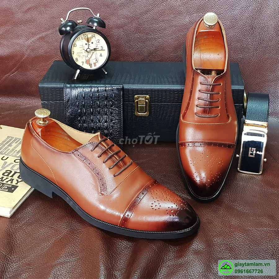 Giày nam công sở da bò thủ công xuất khẩu. Mua bán Giày dép tại Quận Hai Bà Trưng Hà Nội được đăng bởi Thanh Thảo hình 6