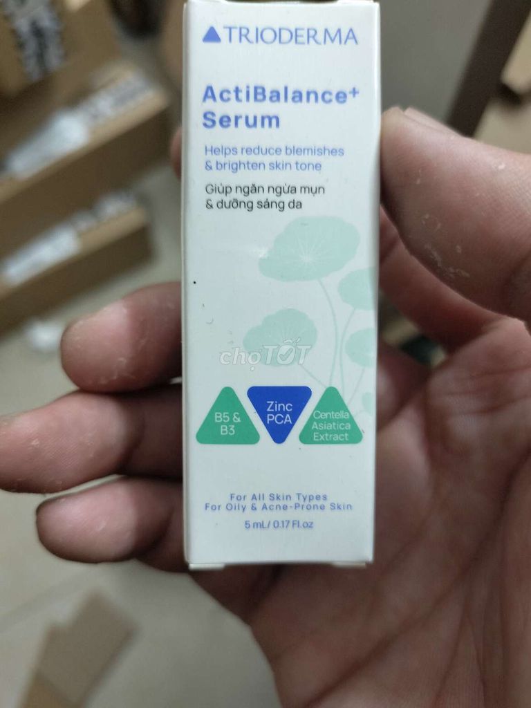 Serum TRIODERMA ActiBalance+ 5ml. Mua bán Phụ kiện thời trang khác tại Quận Bình Thạnh Tp Hồ Chí Minh được đăng bởi Cheasin Bem hình 1