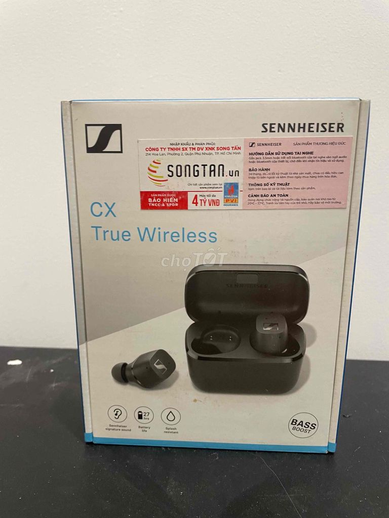 Tai nghe Sennheiser CX True Wireless Đen. Mua bán Tivi, Âm thanh tại Quận Gò Vấp Tp Hồ Chí Minh được đăng bởi Dustin hình 1