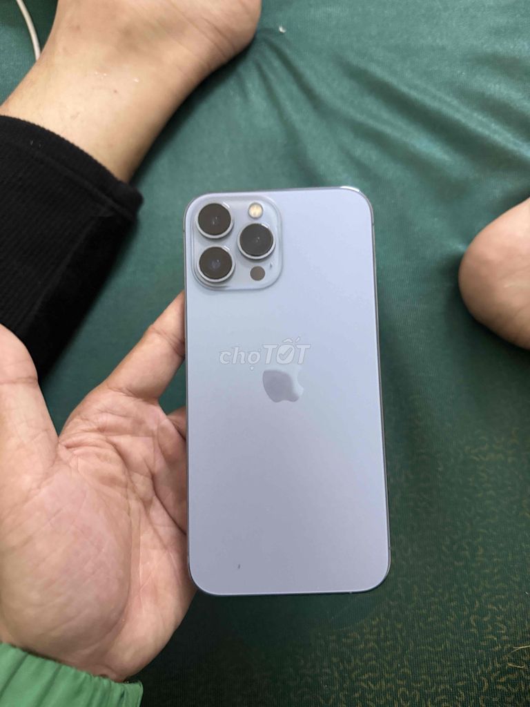 Apple iPhone 13 Pro Max 128GB xanh biển. Mua bán Điện thoại tại Quận Cẩm Lệ Đà Nẵng được đăng bởi Cường Lê hình 1