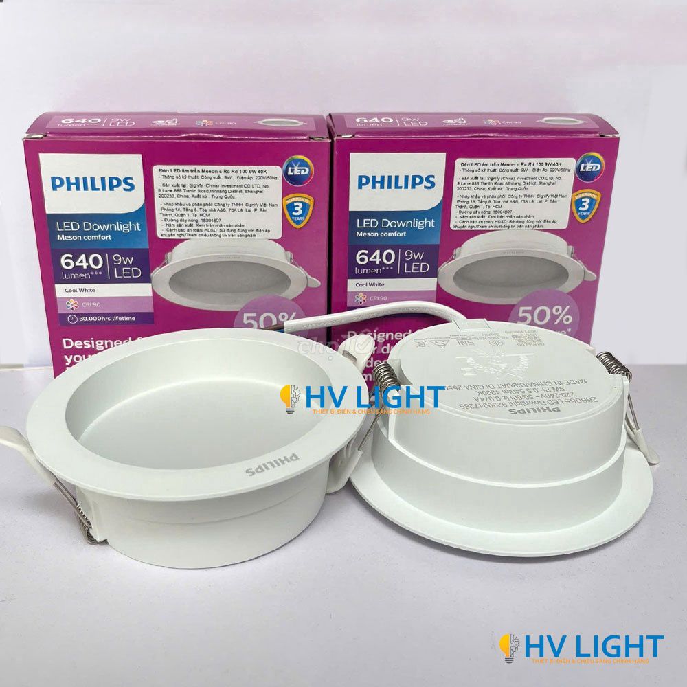 Đèn LED âm trần chóa sâu 9W D100 Philips. Mua bán Đèn tại Quận 4 Tp Hồ Chí Minh được đăng bởi Lights Home hình 1
