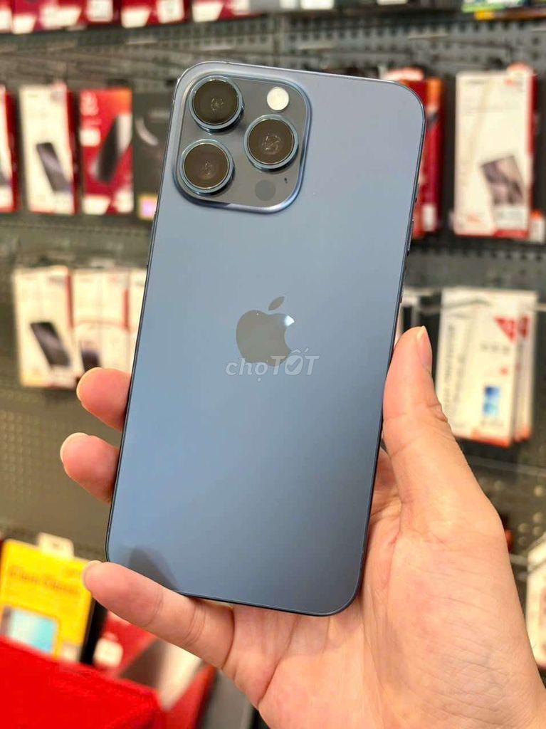 Apple iPhone 15 Pro Max 1TB Titan xanh cũ đẹp. Mua bán Điện thoại tại Quận Ninh Kiều Cần Thơ được đăng bởi cellphoneS 141 NVC hình 1