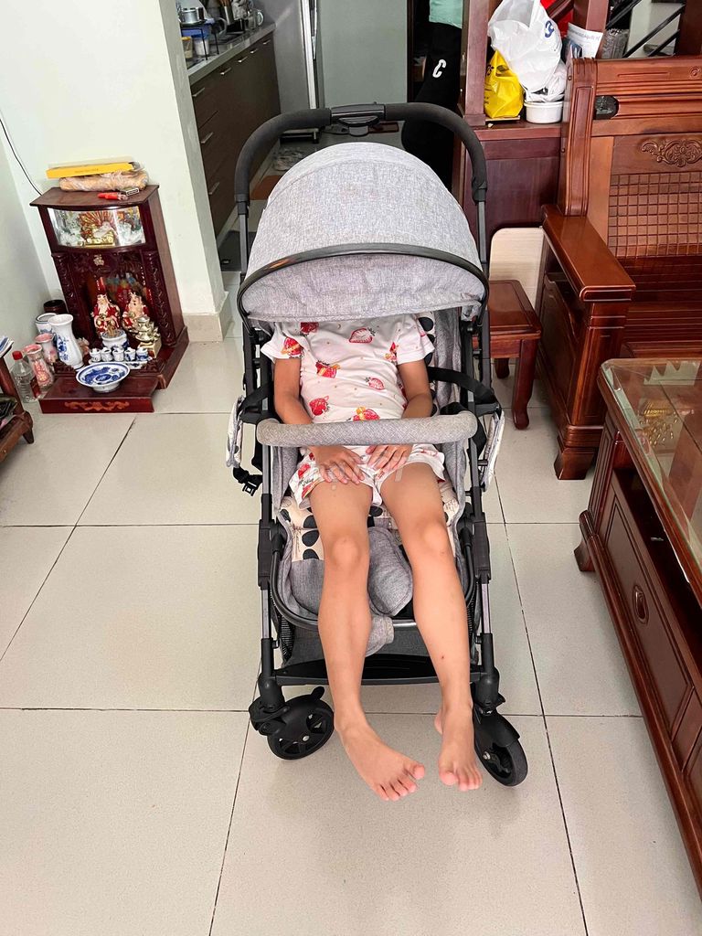 Xe đẩy em bé Fly Sắt sơn tĩnh điện Xám 20kg. Mua bán Mẹ và bé tại Quận Gò Vấp Tp Hồ Chí Minh được đăng bởi Quang Huy hình 1