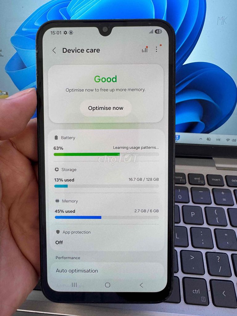 Samsung M15 5G 128GB Xám. Mua bán Điện thoại tại Quận 6 Tp Hồ Chí Minh được đăng bởi QUỐC THIÊN BÁN GÓP 0 ĐỒNG  hình 1