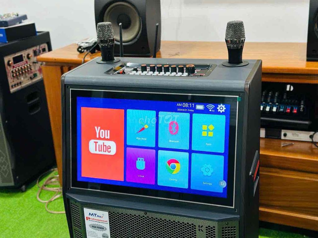 Loa karaoke T73s màn hình cảm ứng. Mua bán Tivi, Âm thanh tại Quận Long Biên Hà Nội được đăng bởi Chung Nhà Tốt hình 1