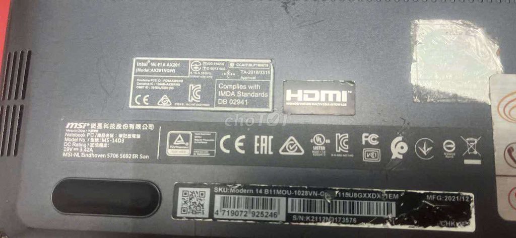bán laptop msi lỗi nguồn. Mua bán Laptop tại Huyện Hoằng Hóa Thanh Hóa được đăng bởi vip mobi hình 1