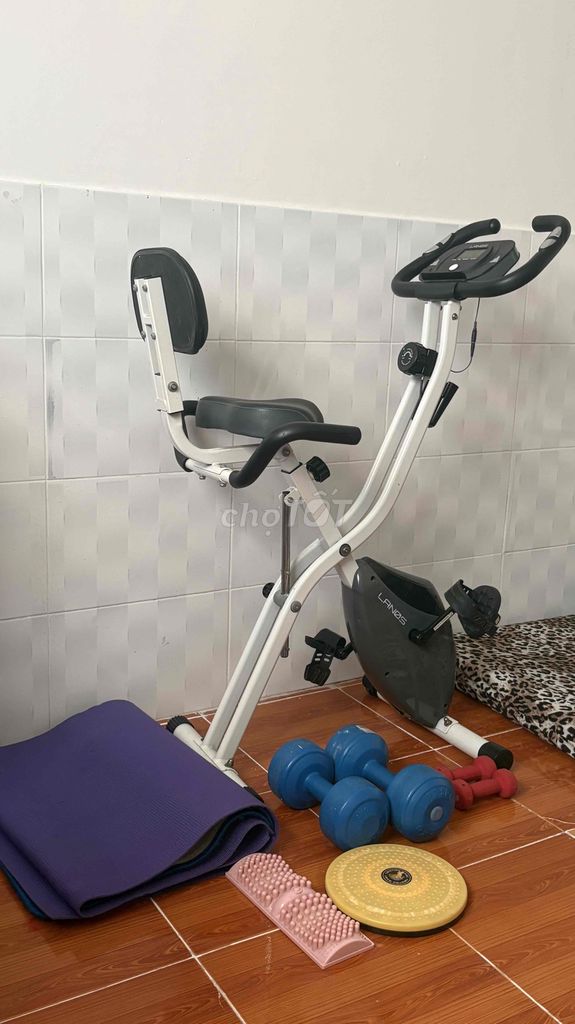 Xe đạp tập thể dục LANDS Trắng. Mua bán Đồ thể thao, Dã ngoại tại Quận Gò Vấp Tp Hồ Chí Minh được đăng bởi Ái Linh hình 1
