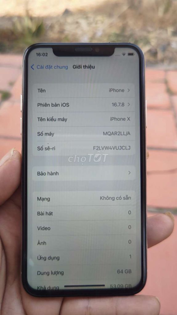 Apple iPhone X 64GB Bạc. Mua bán Điện thoại tại Huyện Củ Chi Tp Hồ Chí Minh được đăng bởi Hoàng Nguyễn Hồng Ân hình 1