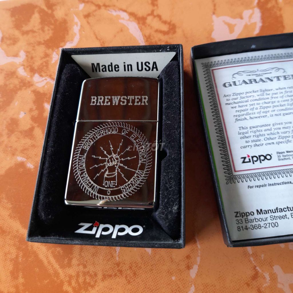 Zippo chính hãng mới
