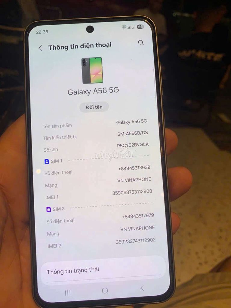 Samsung Galaxy A56 5G ram 12/256. Mua bán Điện thoại tại Quận Gò Vấp Tp Hồ Chí Minh được đăng bởi Hung  hình 1