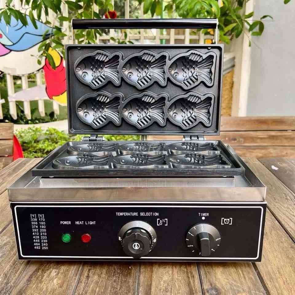 Máy làm bánh Bánh cá Kim loại Đen, Bạc. Mua bán Bếp, lò, đồ điện nhà bếp tại Quận Liên Chiểu Đà Nẵng được đăng bởi Dungg Dung hình 1