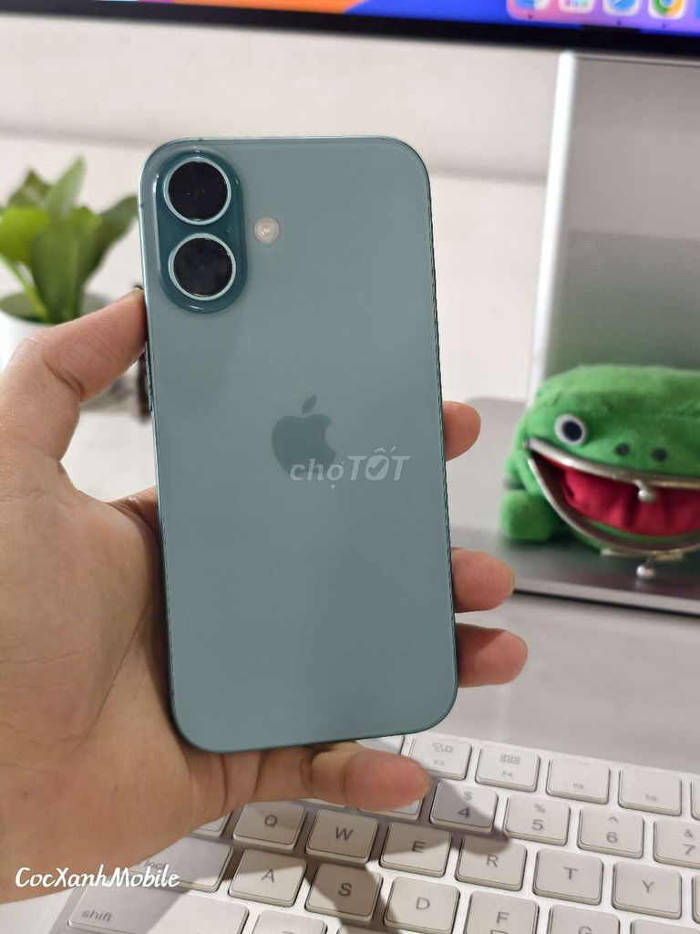 iPhone 16 128GB bản Quốc Tế khay sim, xước dăm nhẹ. Mua bán Điện thoại tại Quận Liên Chiểu Đà Nẵng được đăng bởi Minh Hiệp CócXanhMobile hình 1