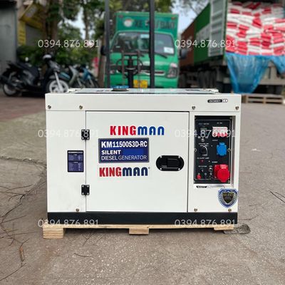 Máy Phát Điện Chạy Dầu Kingman 8.5kva 1-3 Pha