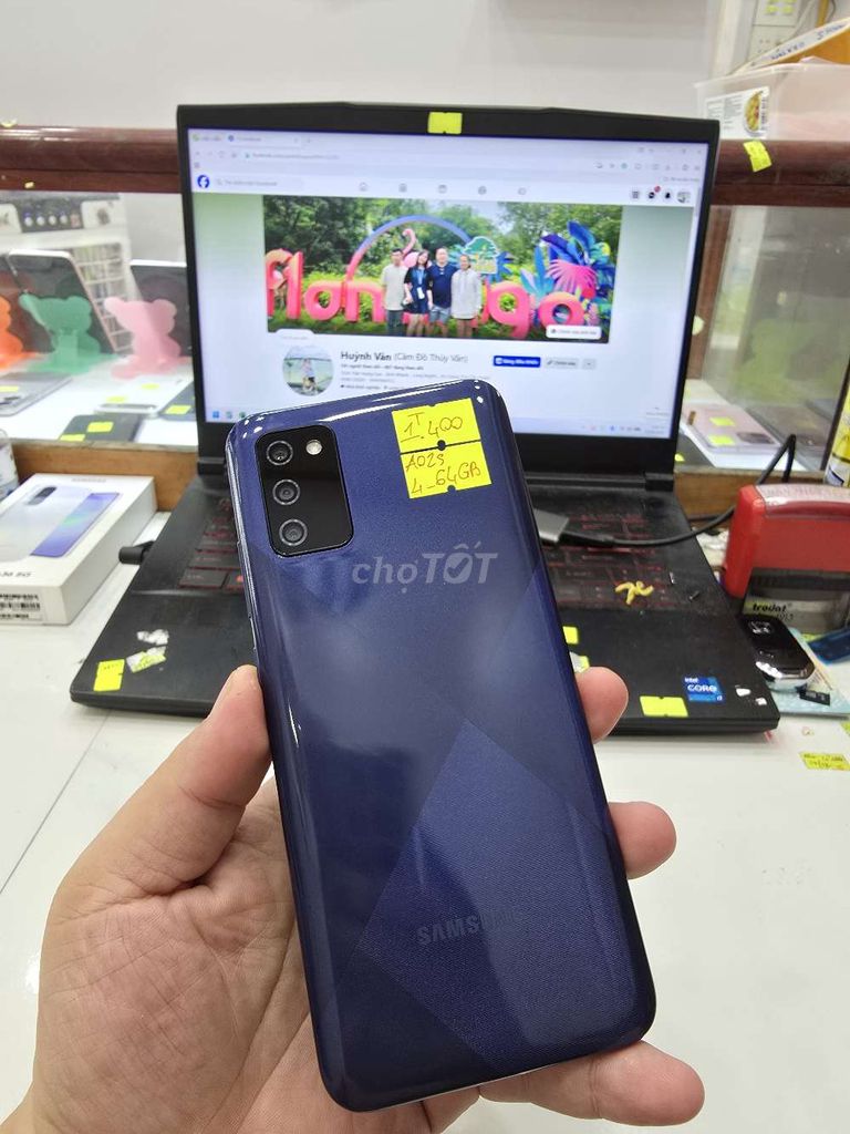 Samsung A02S - 64GB. Mua bán Điện thoại tại Thành phố Long Xuyên An Giang được đăng bởi Facebook Cầm Đồ Thúy Vân hình 1
