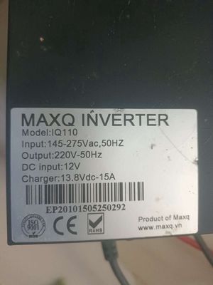 Bộ lưu điện NLMT 12V ra 220v 1000w. Mua bán Nội thất, đồ gia dụng khác tại Quận Hải Châu Đà Nẵng được đăng bởi Xuan Huong Nguyen