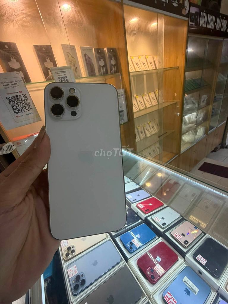 Apple iPhone 12 Pro Max 256GB Trắng Đã qua sử dụng. Mua bán Điện thoại tại Quận Hoàng Mai Hà Nội được đăng bởi Hội Đồ Điện Tử hình 1