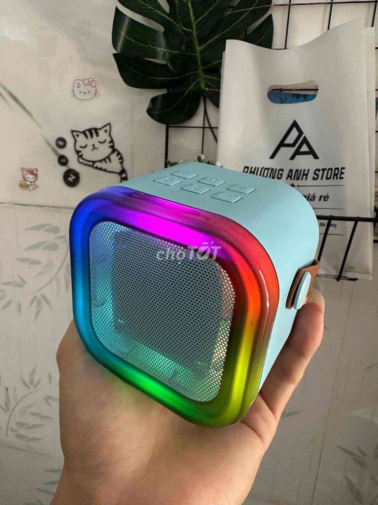 Loa Bluetooth Xanh dương Đèn LED RGB. Mua bán Tivi, Âm thanh tại Quận Thanh Khê Đà Nẵng được đăng bởi Líp hình 1