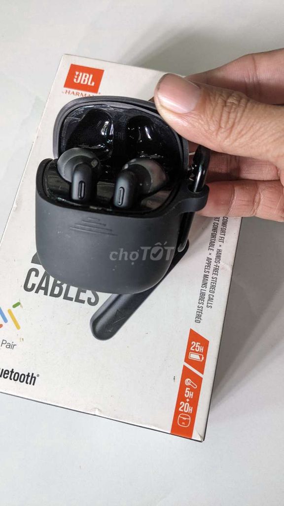 Tai nghe JBL Tune 225 Đen. Mua bán Tivi, Âm thanh tại Thành phố Mỹ Tho Tiền Giang được đăng bởi L Khang hình 1