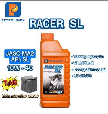 Nhớt xe số cao cấp Petrolimex PLC RACER SL 10W40