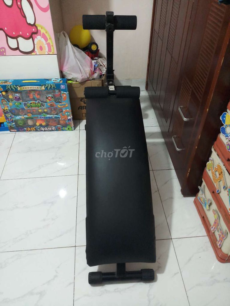Ghế tập bụng Kim loại da Đen. Mua bán Đồ thể thao, Dã ngoại tại Quận 12 Tp Hồ Chí Minh được đăng bởi A.Hoàng hình 1