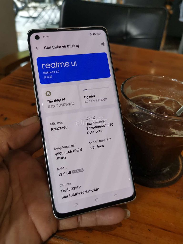 Realme GT MEE 12/256GB Trắng 98%. Mua bán Điện thoại tại Quận Tân Phú Tp Hồ Chí Minh được đăng bởi Hiếu hình 1