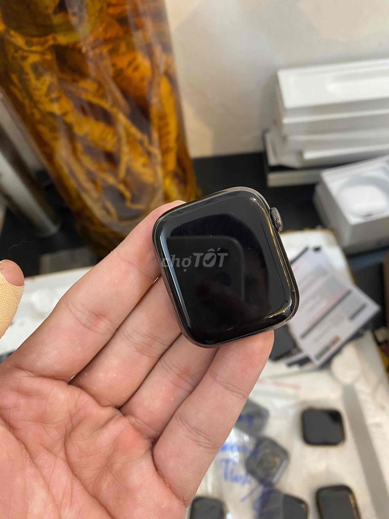 apple watch series 7 45mm THÉP ĐEN LTE mỹ