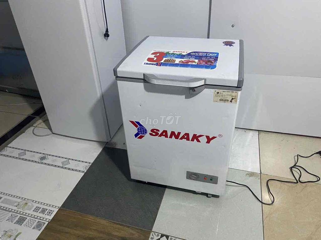 tủ đông mini 100l Sanaky tủ đẹp như hình xài ok