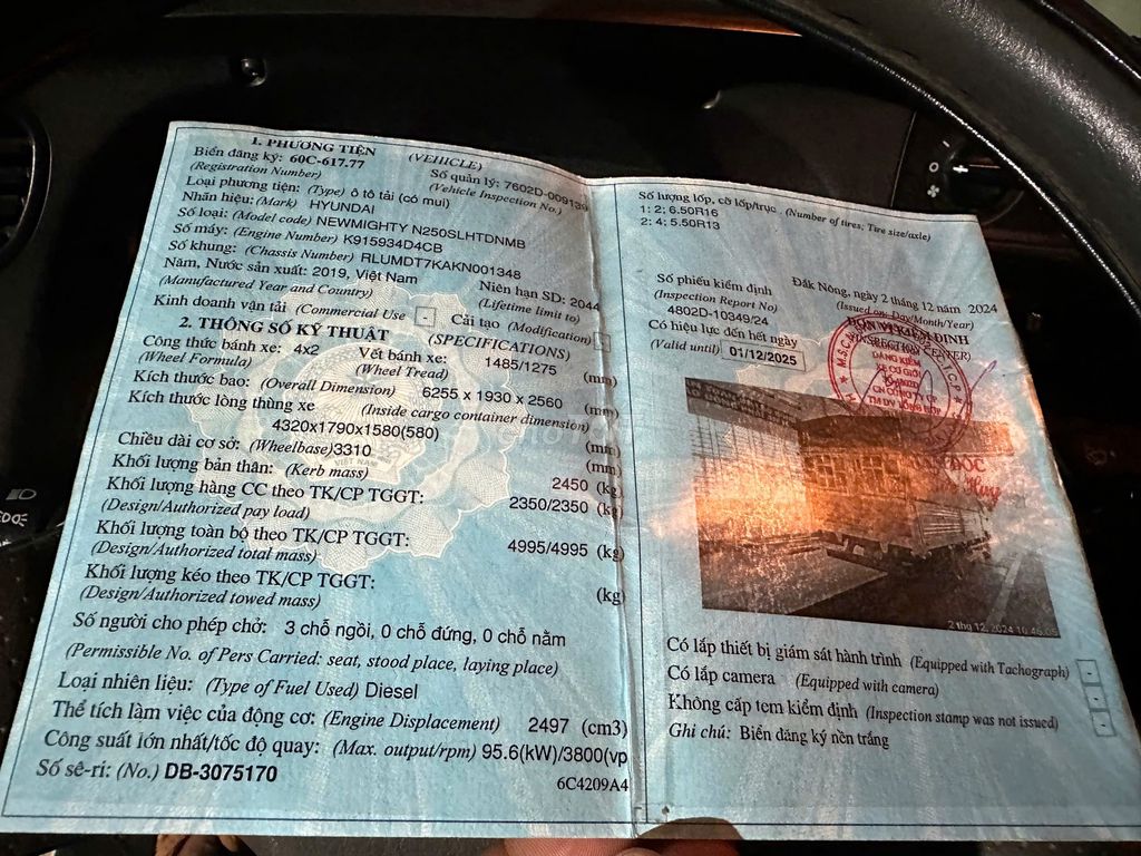 Huynh dai 2t5 2019 bao đẹp. Mua bán Xe tải, xe ben tại Huyện Đắk Song Đắk Nông được đăng bởi Vinh Nguyen hình 3