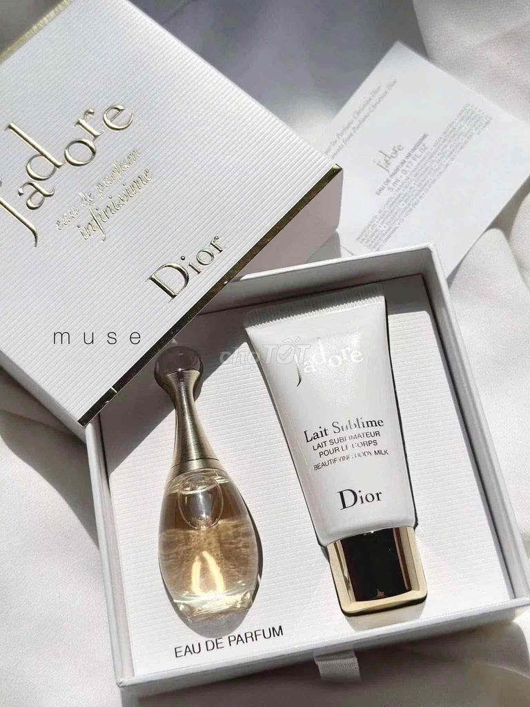 Dior Jadore Nước hoa 5ml Dưỡng thể 20ml. Mua bán Nước hoa tại Quận 10 Tp Hồ Chí Minh được đăng bởi Baby Girl Lovely hình 1