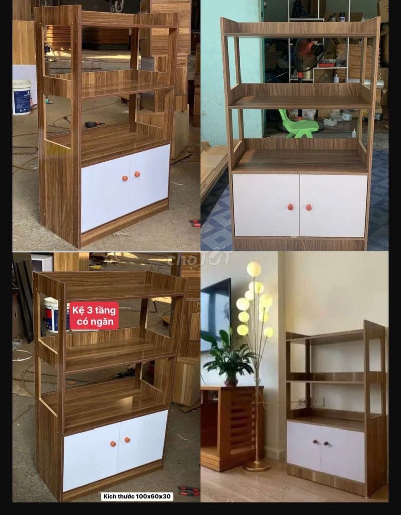 Kệ bếp lò vi sóng 4 tầng 1m x 60cm. Mua bán Tủ, kệ gia đình tại Quận Thanh Khê Đà Nẵng được đăng bởi Gia Dụng Thủy Lê hình 1