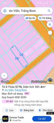 An Viễn 5x20 thổ cư 100%. Mua bán đất tại Huyện Trảng Bom Đồng Nai được đăng bởi hoàn vũ
