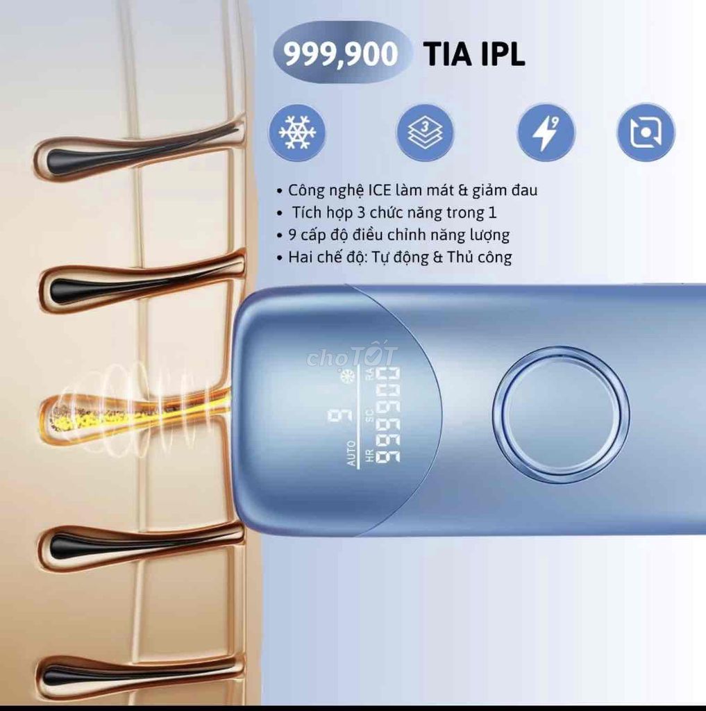 Máy triệt lông URMINE IPL lạnh Xanh. Mua bán Nội thất, đồ gia dụng khác tại Huyện Hàm Tân Bình Thuận được đăng bởi Nguyet Thanh hình 1