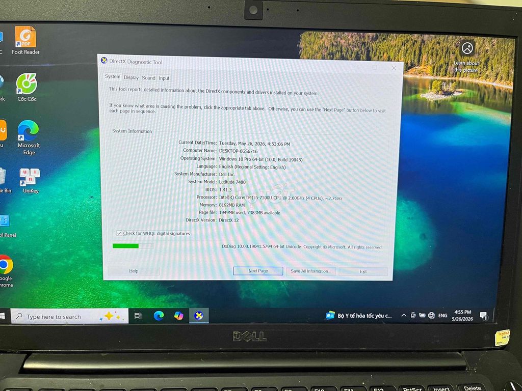 Dell Latitude 7480 i5-7300U 8GB/256GB. Mua bán Laptop tại Huyện Quốc Oai Hà Nội được đăng bởi truong hình 1