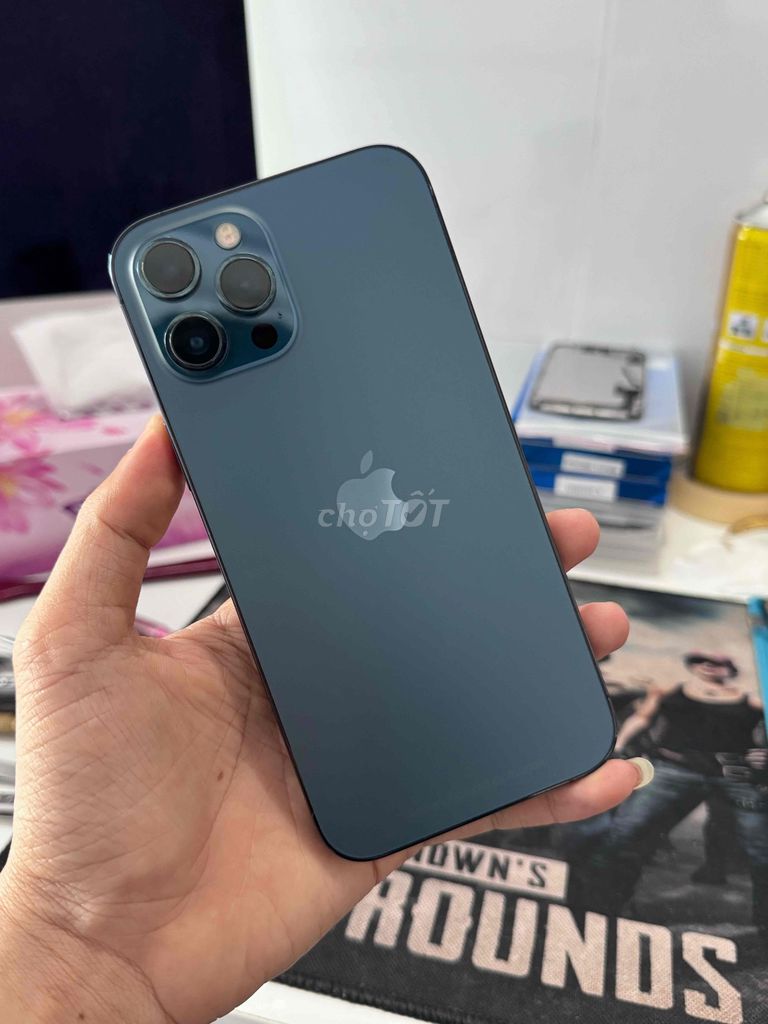 Apple iPhone 12 Pro Max 256GB Qte đẹp 98,99%. Mua bán Điện thoại tại Quận Ninh Kiều Cần Thơ được đăng bởi Âu IPhone hình 1